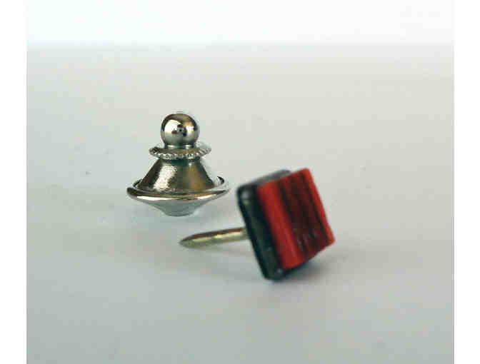 Red Stone Tie Tack -- Pre-Owned