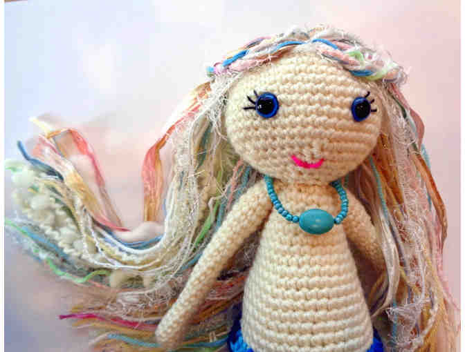Hand-Crocheted Magical Muriel the Mermaid -- New