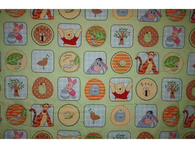 Hand-Quilted Eeyore Baby/Lap Quilt New