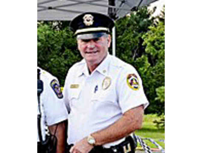 Be Escorted to Dinner in a Police Car with Police Chief James Leary