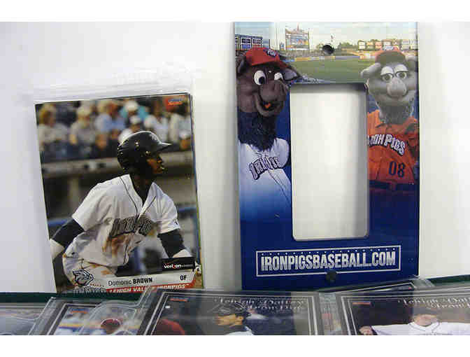 IronPigs 2008 and 2010 Collectors Baseball Cards and Switchplate