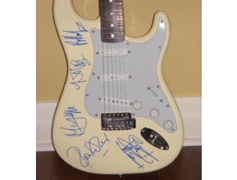 Autographed Rolling Stones Electric Fender Guitar