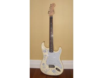 Autographed Rolling Stones Electric Fender Guitar