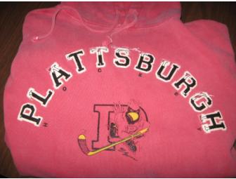 Plattsburgh State Hockey Hoodie! Retro!