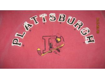 Plattsburgh State Hockey Hoodie! Retro!