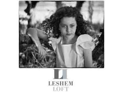 Home Portraiture Session + one 8 x 10 black & white print with Leshem Loft