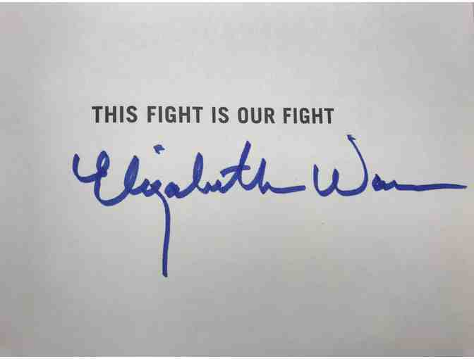 Signed Copy of 'This Fight Is Our Fight' by Elizabeth Warren