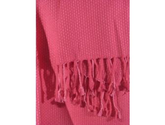 Custom-Woven Merino Wool & Silk Shawl