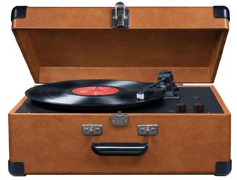 CR249 Crosley Keepsake USB Turntable and Classic, 1950s Bach record