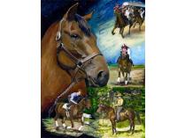 Seabiscuit Life Story Montage, Pat Duggan, 16" x 24" Limited Edition Gicle