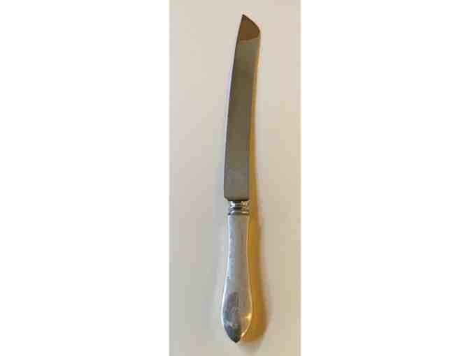 Vintage Cake Knife with serrated stainless steel blade