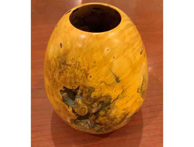 Cedar Decorative Burl Bowl Signed by Artist