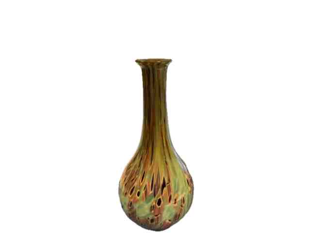 Tall Czechoslovakian Hand Blown Vase 1960