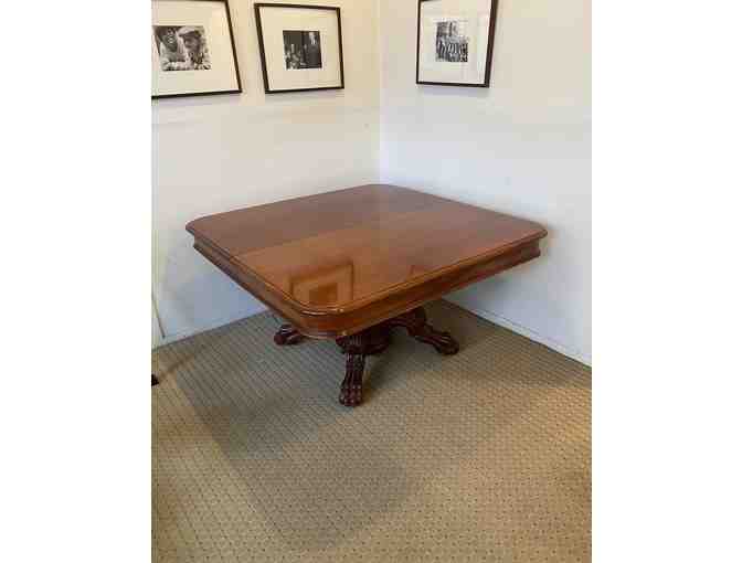 19th Century English Dining Table with Leaves