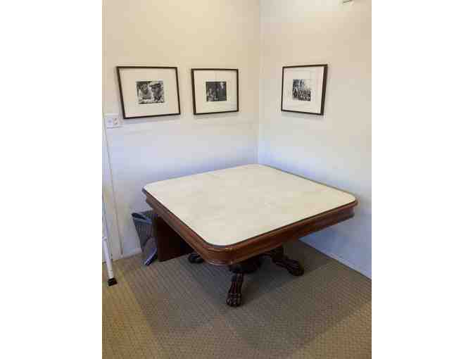 19th Century English Dining Table with Leaves