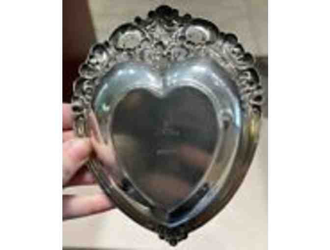 Wallace Grande Baroque Sterling Silver Heart Dish