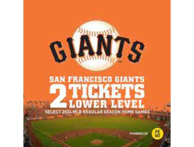 Two Giants Tickets lower level voucher for 2024 regular season home games