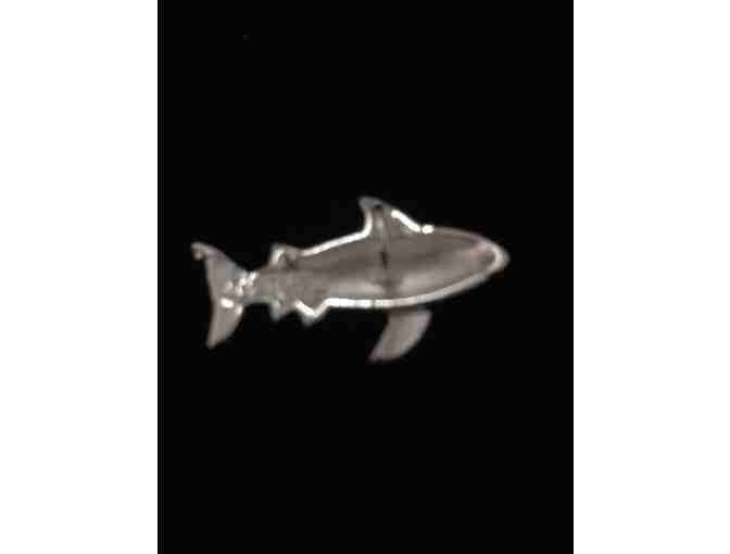 Sterling Silver Bull Shark Pendant by Nautilus Jewelry
