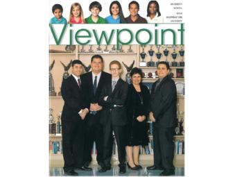 Viewpoint Magazine - one of six spots at top of the cover.