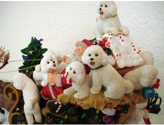 Danbury Mint Bichon Sleigh
