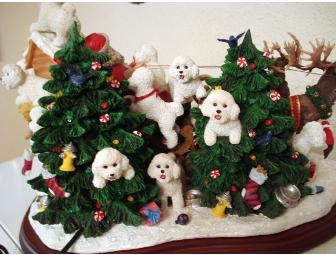 Danbury Mint Bichon Sleigh