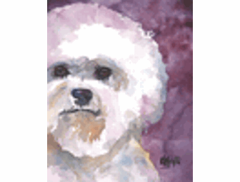 Custom 8x10 Pet Watercolor Portrait Of Your Pet