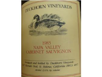 2 - 3L Bottles of Duckhorn 1983 Cabernet Sauvignon with Wooden Box