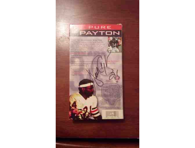 Signed by Walter Payton - Pure Payton VHS video