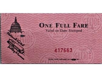 National Capital Trolley Museum 2 free fare admissions and 2 reduced fare admissions