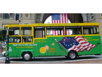 Boston Upper Deck Trolley Tour - 4 Tickets