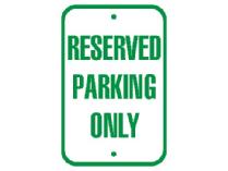 Reserved Parking for the 2009 - 2010 School Year