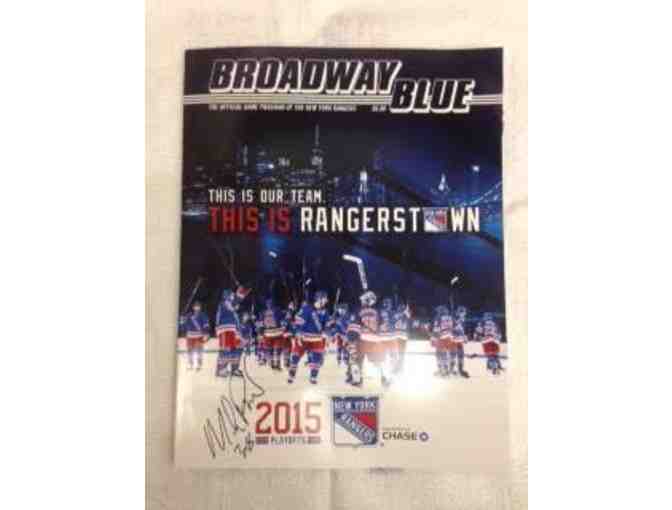 Rangers 2015/16 Tickets and Playoffs 2015 Memorabilia! Mike Richter Autograph