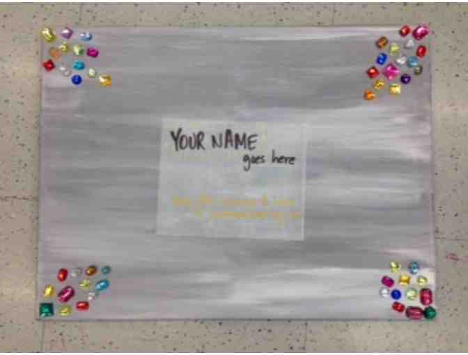 Customize this Painted Canvas (4th Grade)