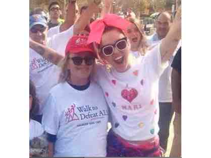 0n Fleek! Miley Cyrus's SIGNED T-Shirt Worn for 2015 Walk to Defeat ALS