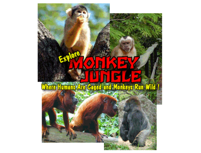 Monkey Jungle - One (1) Family Pass