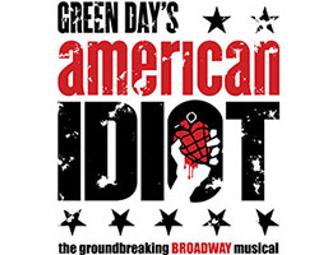 2 Paramount Club VIP passes to see American Idiot, the Musical