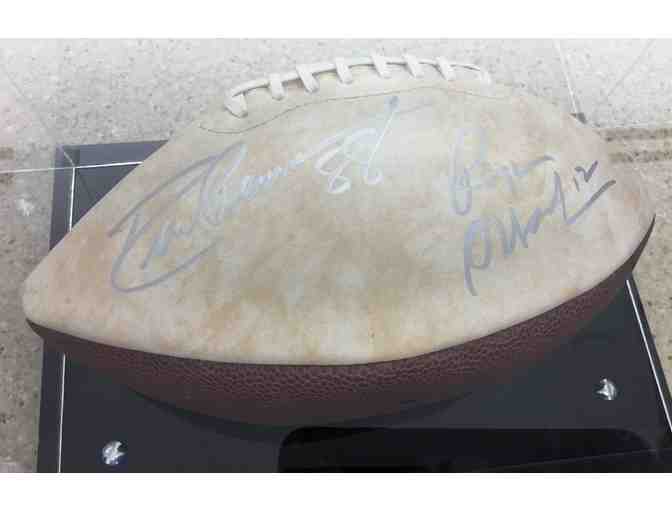 DALLAS COWBOY FOOTBALL AUTOGRAPHED  BY ROGER STAUBACH AND DREW PEARSON