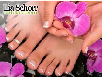 Spa Indulgence - MASSAGE and PEDICURE at Lia Schorr Day Spa