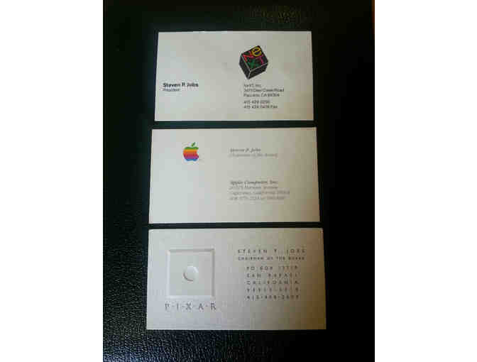 Authentic Steve Jobs business cards!
