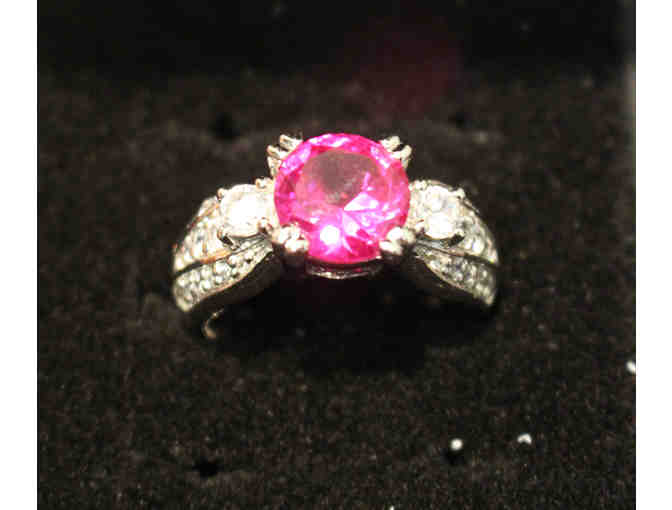 Large Pink Stone Ring