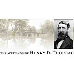 Sponsor: The Writings of Henry D Thoreau