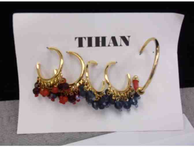 Three (3) Pairs of Gold Hoop Earrings