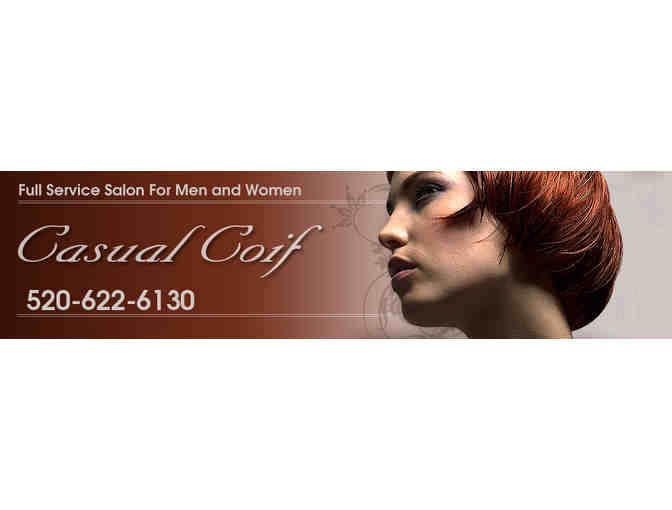 Casual Coif Beauty Salon: $25 Gift Certificate