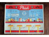 Phish SIGNED 2010 Worcester NYE Poster, Limited Edition, Four Color Screen Print, 24"x18"