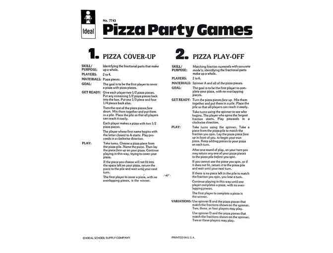 Pizza Party Game