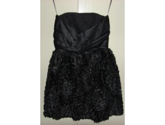 Tiered Ruffle Silk Strapless Dress - Size 6