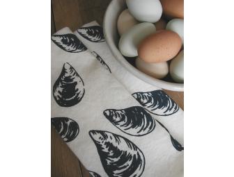 Hand Printed Linen Kitchen Set