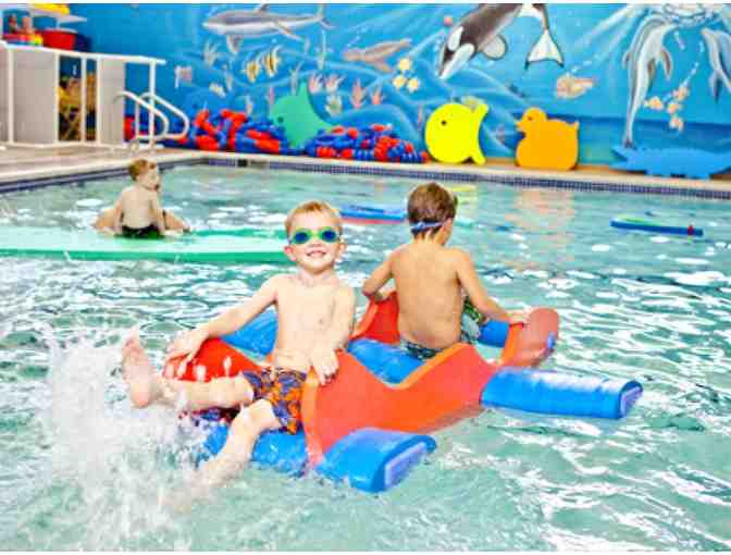 Goldfish Swim School: 1 Month Swim Lessons (Needham location) and Three Family Swim Passes