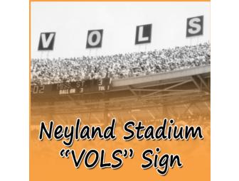Set of Historic VOLS Letters from Neyland Stadium