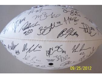 Jets Football laser signed by team